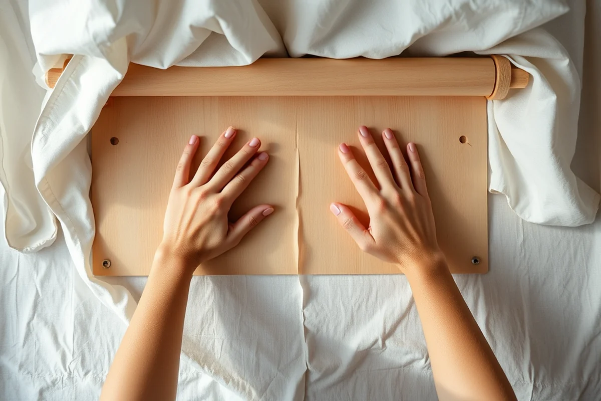 diy mdf headboard — Diy Mdf Headboard (the finished result)